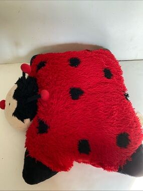 Pillow Pets Rare Retired Ms. Ladybug Folding Plush Pillow